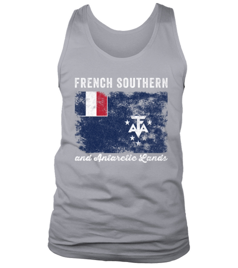 French Southern and Antarctic Lands Flag Tank Top Unisex