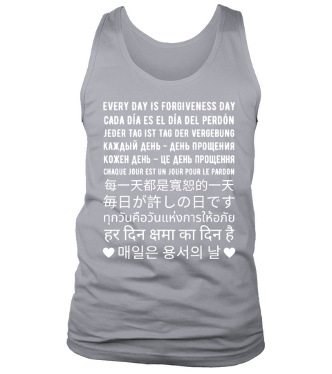 Global Forgiveness Day Inspirational Tank Top Unisex