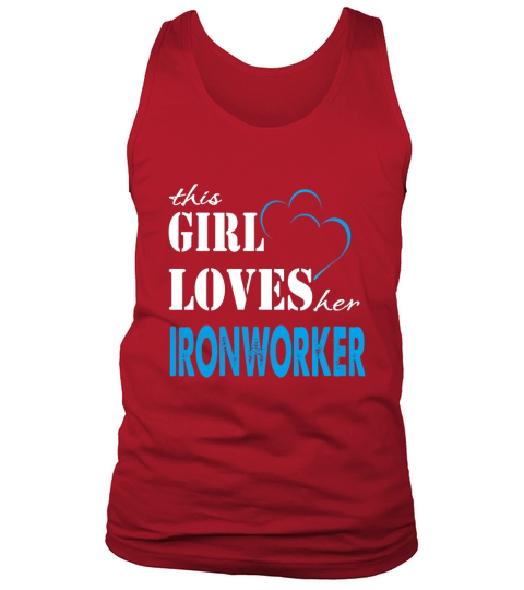 Ironworker This Girl Love her Ironworker - TeeForIronworker Tank Top Unisex