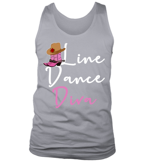 Line Dance Diva Line Dancing Country Music Cowgirl Tank Top Unisex