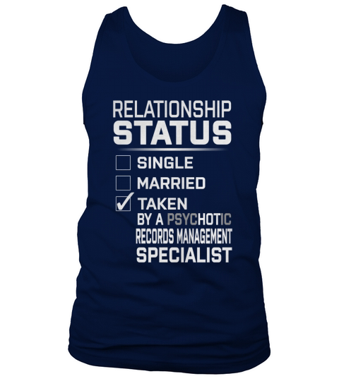 Records Management Specialist Job Tank Top Unisex