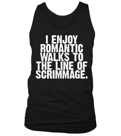 Romantic Walks Linemen Football Player Tank Top Unisex