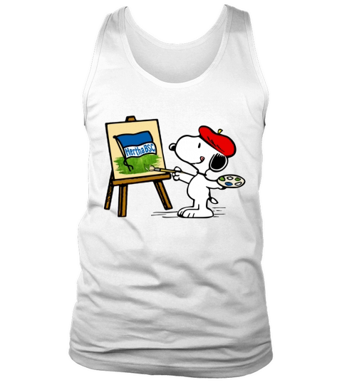 Snoopy Drawing Hertha BSC Tank Top Unisex