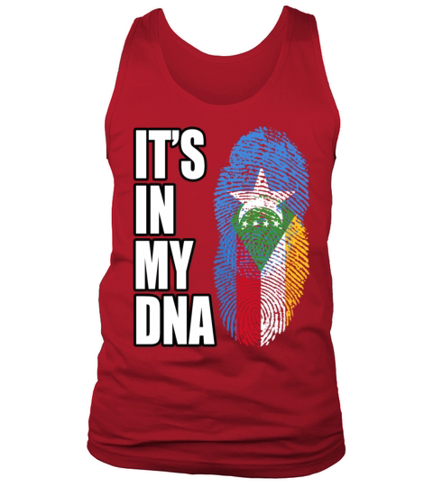 Somali And Comoran Vintage Heritage DNA Flag Tank Top Unisex