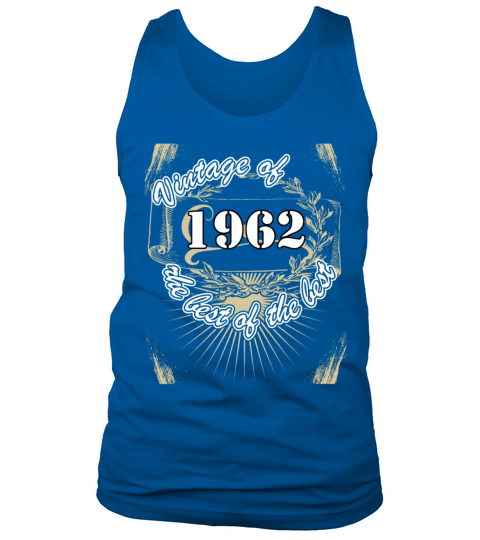 Vintage 1962 Birthday Saying Retro 60 Years Tank Top Unisex