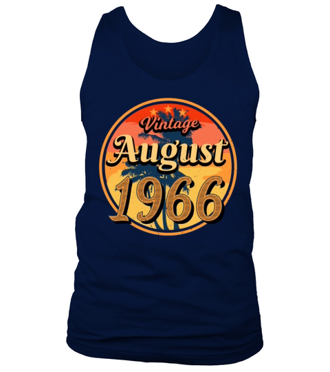 Vintage 1966 August Tank Top Unisex