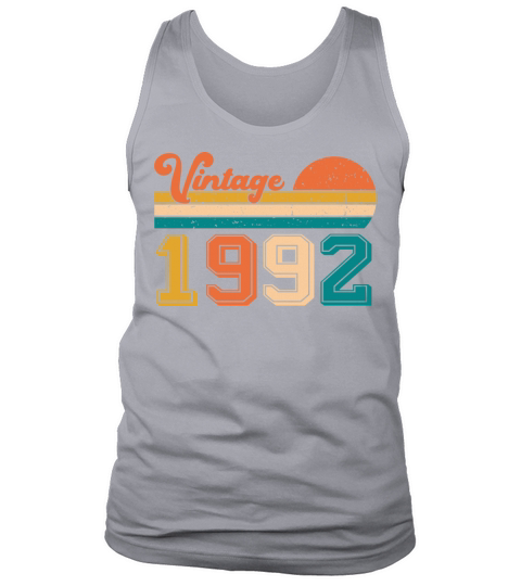 Vintage 1992 30th Years Old Tank Top Unisex