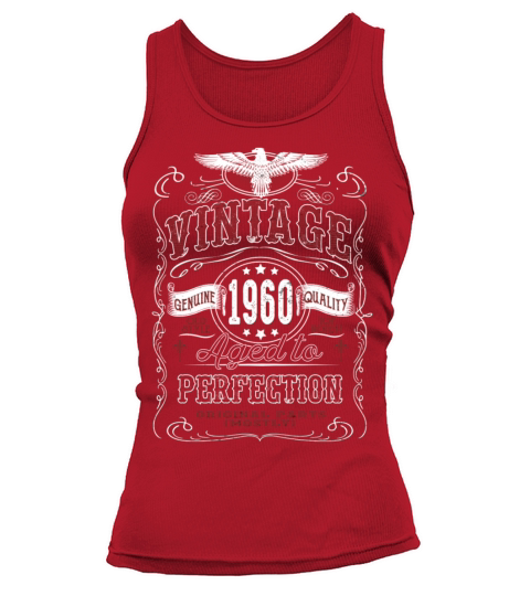 1960 Vintage Birthday 1960 Aged to Perfection Tank top Woman