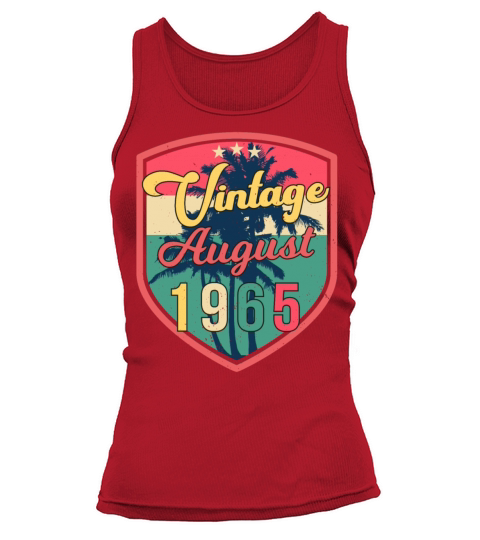 1965 August Vintage Tank top Woman