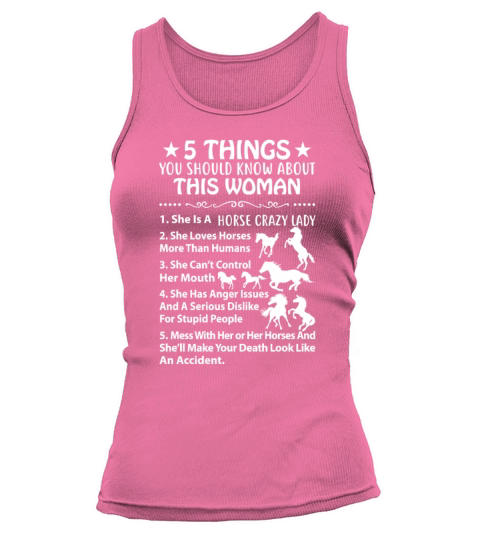 5 Things You Should Know About This Crazy Horse Tank top Woman