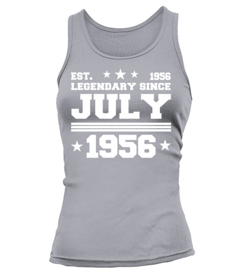 66th birthday July vintage 1956 gift idea Tank top Woman