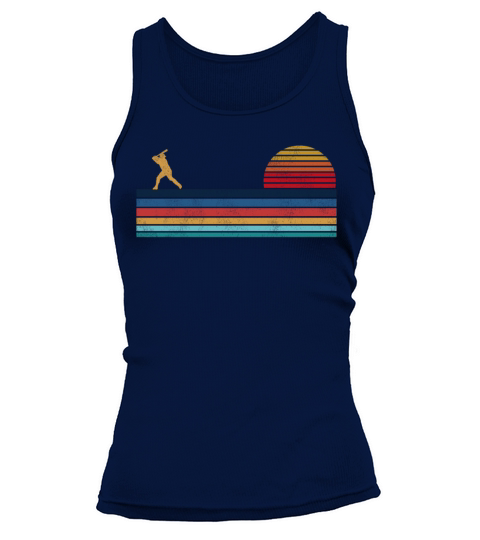 Baseball Fan Retro Vintage Batter Tank top Woman