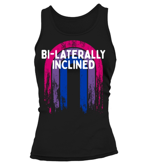 Bi-Laterally Inclined Bisexual LGBTQ Bi Pride Tank top Woman
