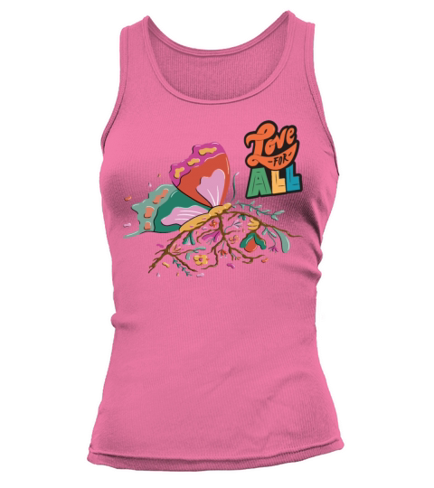 Butterfly Love All Motivational Quote with Butterf Tank top Woman