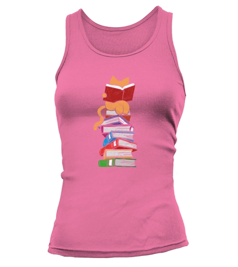 Cat Book Vintage Tank top Woman