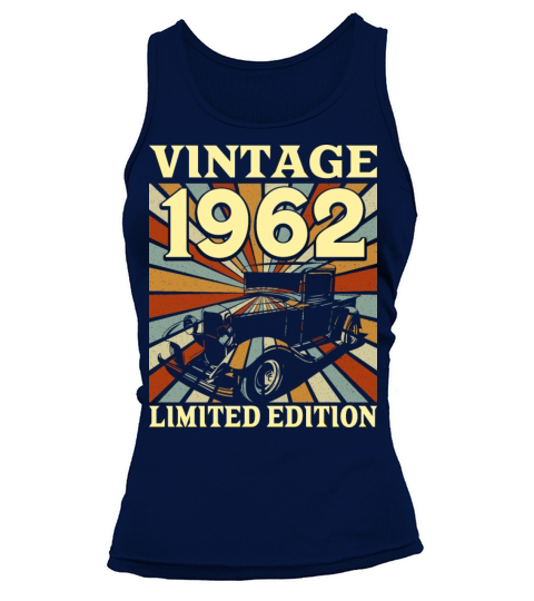 Classic And Old Car 1962 Vintage 60th Birthday Tank top Woman