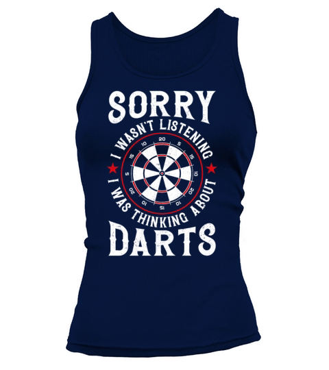 Darts Board Vintage Sorry I WasnT Tank top Woman