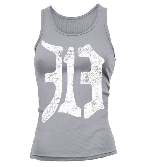 Detroit 313 Vintage Old English D Area Code Michig Tank top Woman