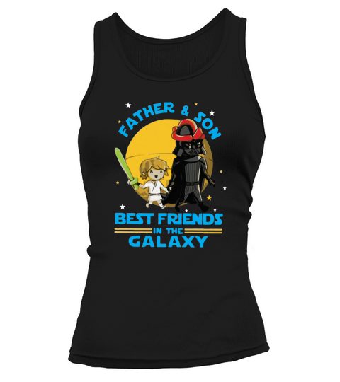 Father and Son in the Galaxy Tank top Woman