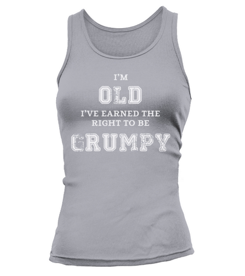 Funny Senior Citizen Gift T Shirt for retired and elderly Tank top Woman
