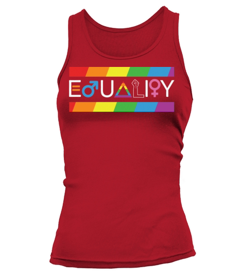 LBGT Flag Gay Pride Human Vintage Rainbow Tank top Woman