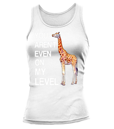 LUSTIGES GIRAFFE-T-SHIRT, DAS SIE NICHT AUF MEINEM NIVEAU SIND Tank top Woman