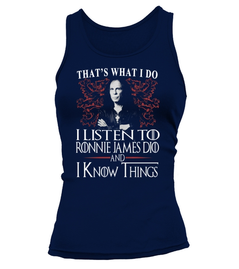 Ronnie James Dio I KNOW THINGS Tank top Woman