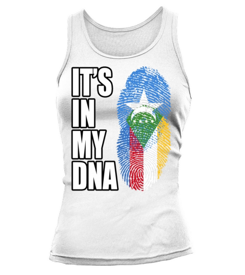 Somali And Comoran Vintage Heritage DNA Flag Tank top Woman