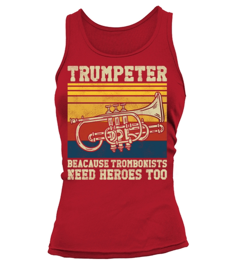 Trumpet Player Vintage Retro Tank top Woman
