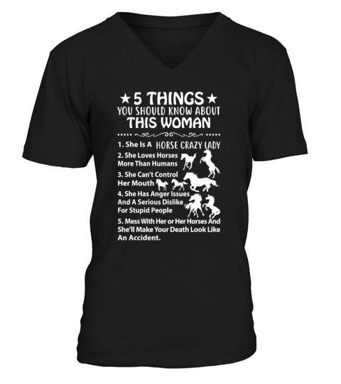 5 Things You Should Know About This Crazy Horse V-Neck T-shirt