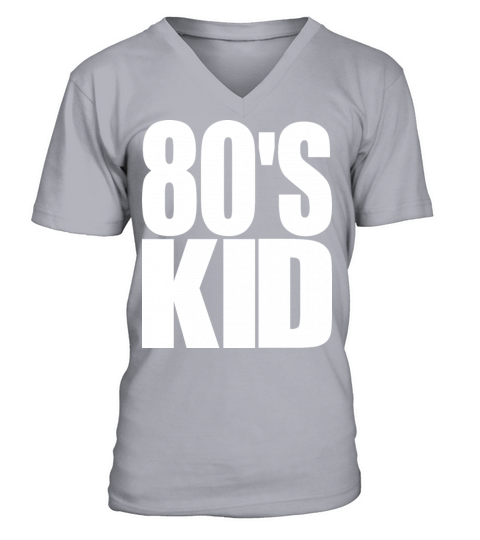 80s Kid Funny Vintage Costume V-Neck T-shirt