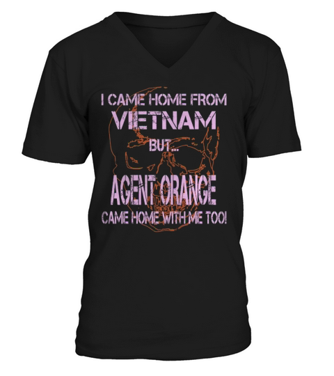 Agent Orange Vietnam Veteran #J527 V-Neck T-shirt