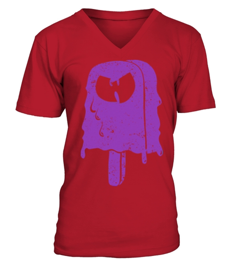 icecream wutang wutang purple V-Neck T-shirt