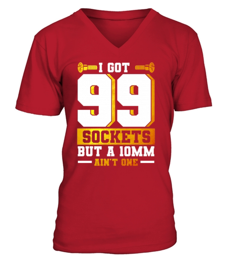 Mechanic Quote Garage Gift for Mechanic V-Neck T-shirt