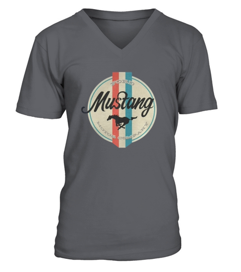 MUSTANG RETRO V-Neck T-shirt