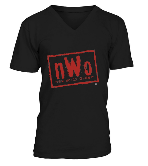 nWo New World Order WWE Wrestling Logo Graphic T-Shirt_extract V-Neck T-shirt