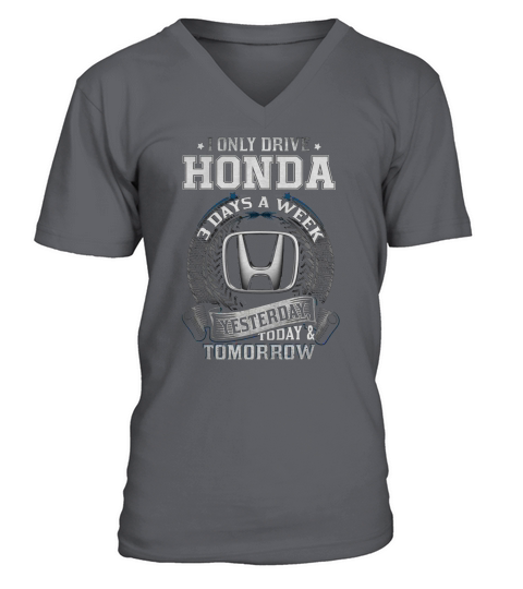 ONLY DRIVE HONDA V-Neck T-shirt