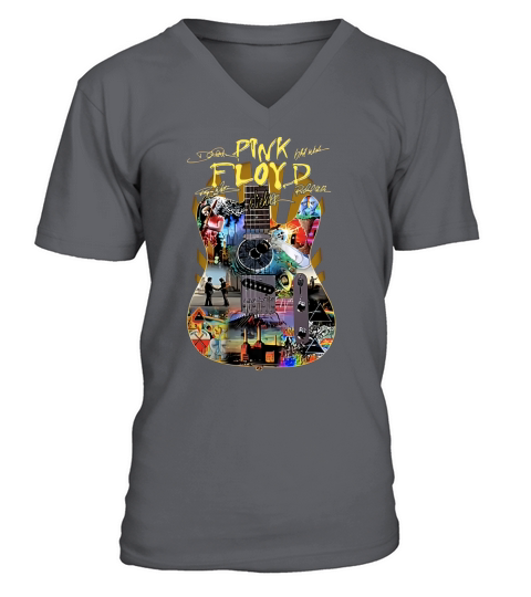 Pink Floyd Guitar Signatures shirt V-Neck T-shirt