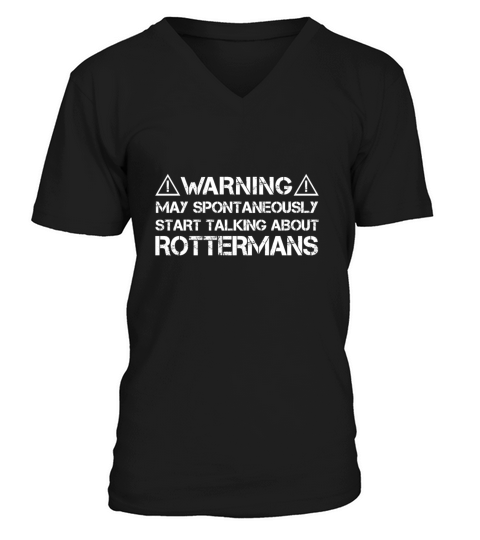 Rotterman Warning V-Neck T-shirt