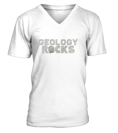 Science Geology Rocks Vintage T Shirt V-Neck T-shirt