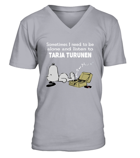 Sometimes I need to be alone and listen to Tarja Turunen V-Neck T-shirt