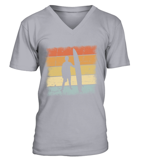 Surfing Vintage V-Neck T-shirt