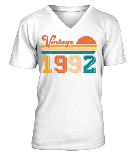 Vintage 1992 30th Years Old V-Neck T-shirt