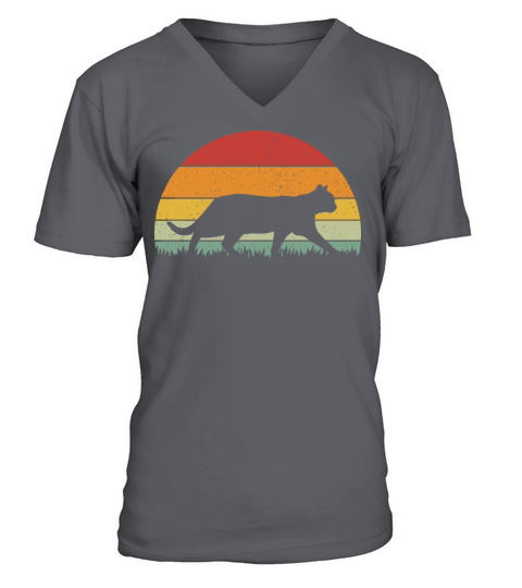 Vintage Retro Cat Vintage Cat V-Neck T-shirt