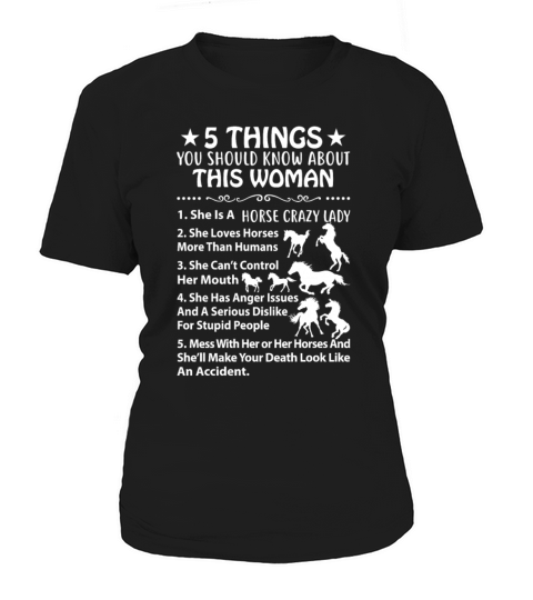 5 Things You Should Know About This Crazy Horse Women's T-Shirt