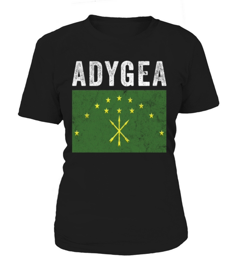 Adygea Flag Distressed - Circassian Flag Women's T-Shirt