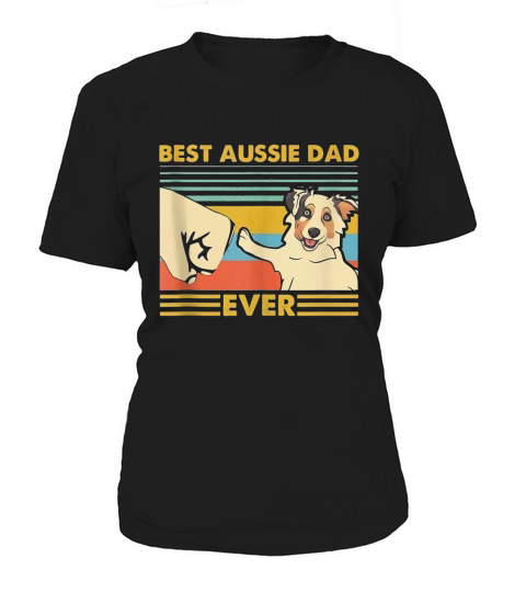 Best Aussie Dad Ever Retro Vintage Sunset Women's T-Shirt