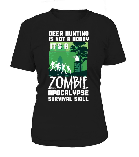 Buck Deer Hunting Hunter Zombie Women's T-Shirt