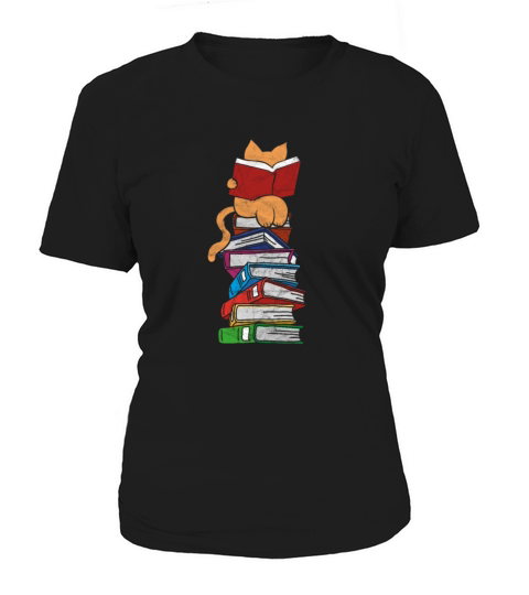 Cat Book Vintage Women's T-Shirt