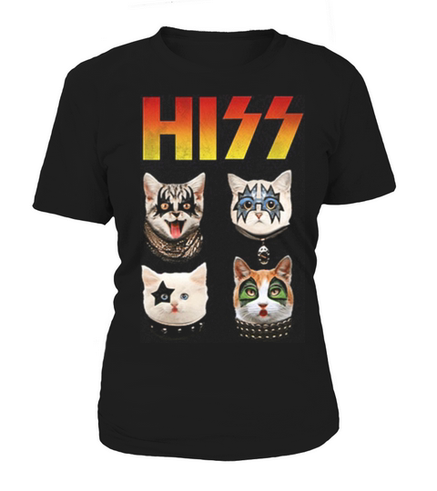 Hiss Rock Band Kiss Cat Women's T-Shirt
